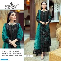 Kross Kulture KK011 Wholesale Heavy Fox With Heavy Embroidery Pakistani Suits