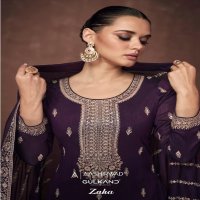 AASHIRWAD CREATION GULKAND ZAHA DESIGNER SILK PAKISTANI SUIT