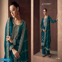 AASHIRWAD CREATION GULKAND ZAHA DESIGNER SILK PAKISTANI SUIT