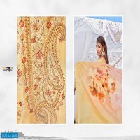 Rangati Jashn-E-Bahar Wholesale Bemberg Russian Silk With Embroidery Work Dress