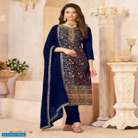Alfaaz Pashvi Wholesale Dola Fabrics Straight Salwar Suits