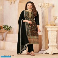 Alfaaz Pashvi Wholesale Dola Fabrics Straight Salwar Suits