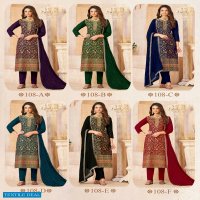 Alfaaz Pashvi Wholesale Dola Fabrics Straight Salwar Suits