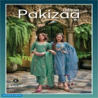 PAKIZAA VOL 3 BY KAILEE FASHION FANCY THREAD MIRROR WORK KURTI WITH PANT AND DUPATTA