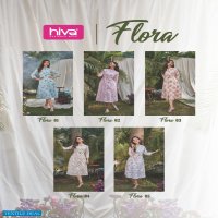 Hiva Flora Wholesale Pure Shiffli Work With Digital Print And Belt Long Kurtis