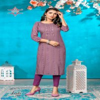 Namoh Janki Vol-2 Wholesale Fancy Reyon With Embroidery Work Long Kurtis