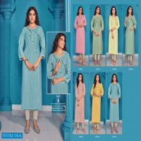 KALAROOP PRESENT RYDER HANDWORK CASUAL WEAR KURTI