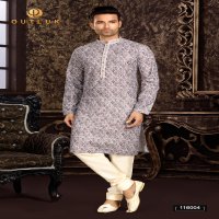 Outluk Vol-116 Wholesale Pintex And Lucknowi Work Mens Kurta Pajama
