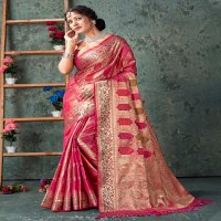 Bunawat Balam Wholesale Organza Fabrics Sarees