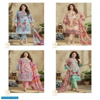 ZSM ZUBEDA SILK MILLS PRESENT ADILA PAKISTANI FLOWER PRINTED SALWAR KAMEEZ COLLECTION