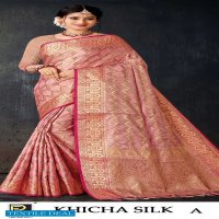 RONISHA KHICHA SILK BY RANJNA SAREE BANARSI SILK DESIGN ETHNIK WEAR SILK SAREE AMAZING COLLECTION