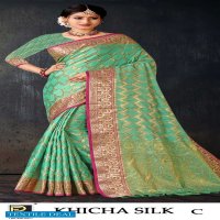 RONISHA KHICHA SILK BY RANJNA SAREE BANARSI SILK DESIGN ETHNIK WEAR SILK SAREE AMAZING COLLECTION