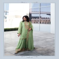 Varsha Tulip Wholesale Self Woven With Embroidery Designer Salwar Suits