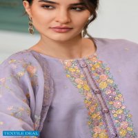 Varsha Morning Glory Wholesale VIscose Organza Embroidered Salwar Suits