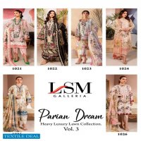 LSM PARIAN DREAM HEAVY LUXURY LAWN COLLECTION VOL 3 WHOLESALE DRESS