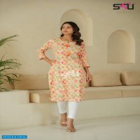 S4U SHIVALI PRESENT RE LOVE DESIGNER PRINT SUMMER CASUAL WEAR KURTIS COLLECTION