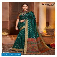 Lifestyle Kashmiri Organza Wholesale Ethnic Sarees