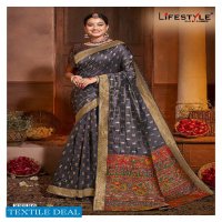 Lifestyle Kashmiri Organza Wholesale Ethnic Sarees