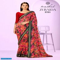 Kashvi Zubaida Wholesale Georgette Fabrics Ethnic Sarees