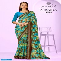 Kashvi Zubaida Wholesale Georgette Fabrics Ethnic Sarees