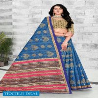 SC Sona Chandi Wholesale Pure Cotton Printed Sarees