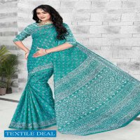 SC Sona Chandi Wholesale Pure Cotton Printed Sarees