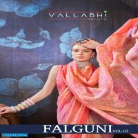 FALGUNI VOL 3 BY VALLABHI PRINTS DESIGNER DAILY WEAR SAREE COLLECTION