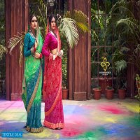 SHUBH SHREE CREATION GHOOMAR 1001-1009 DESIGNER TRADITIONAL BANDHEJ SAREES