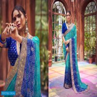 SHUBH SHREE CREATION GHOOMAR 1001-1009 DESIGNER TRADITIONAL BANDHEJ SAREES