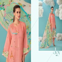 T And M Joy Wholesale Pure Linen With Hand Work And Daman Lace Salwar Suits