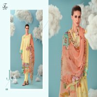 T And M Joy Wholesale Pure Linen With Hand Work And Daman Lace Salwar Suits