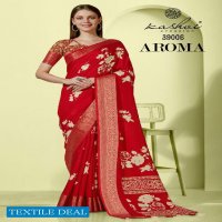 Kashvi Aroma Dola Jacquard Border Sarees