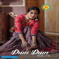 JT Dum Dum Vol-75 Wholesale Pure Cotton Printed Dress Material