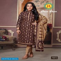 JT Dum Dum Vol-75 Wholesale Pure Cotton Printed Dress Material