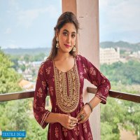 VIYAA DESIGNER PRESENT FANTASY FANCY FOIL PRINT LONG GOWN KURTIS