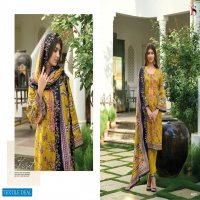 Deepsy Bin Saeed Lawn Collection Vol-4 Wholesale Pure Cotton With Self Embroidery Salwar Suits