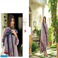 Deepsy Bin Saeed Lawn Collection Vol-4 Wholesale Pure Cotton With Self Embroidery Salwar Suits