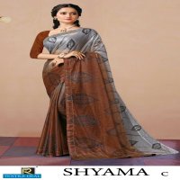Ronisha Shyama Wholesale Siroski Diamond Work Ethnic Sarees
