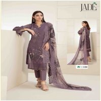 Jade Crimson Exclusive Heavy Lawn Printed Dress Material