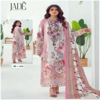 Jade Crimson Exclusive Heavy Lawn Printed Dress Material