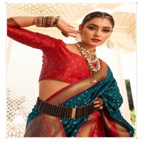Rajpath Vrishabha Silk Wholesale Soft Banarasi Paithani Party Wear Sarees