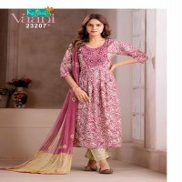 Kushals Vaani Wholesale Muslin Printed Top With Pant And Dupatta