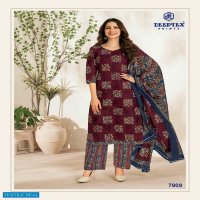 Deeptex Miss India Vol-79 Wholesale Pure Cotton Printed Dress Material