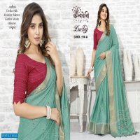 Kalpvelly Lucky D.no 94 Wholesale Mirror Work Indian Sarees