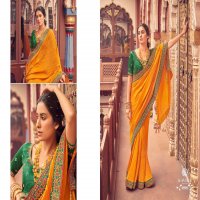 KAVIRA PRESENT AANVI 1001-1009 DESIGNER FESTIVE WEAR FANCY SAREES WHOLESALER