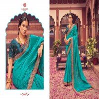 KAVIRA PRESENT AANVI 1001-1009 DESIGNER FESTIVE WEAR FANCY SAREES WHOLESALER