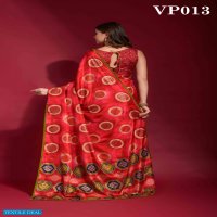 Fashion Berry Adveti Wholesale Majestic Smooth Silk Ethnic Sarees