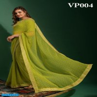 Fashion Berry Bandhani Wholesale Bandhani Printed Embroidery Work Ethnic Sarees