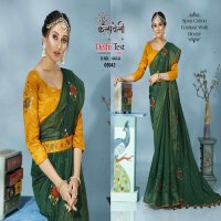 Kalpvelly Delhi Test D.no 643 Wholesale Soft Cotton Indian Sarees