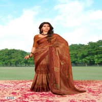 5D DESIGNER PRESENT PRIYAL 4301-4308 SERIES FANCY BRIGHT CHIFFON COLLECTION SAREES